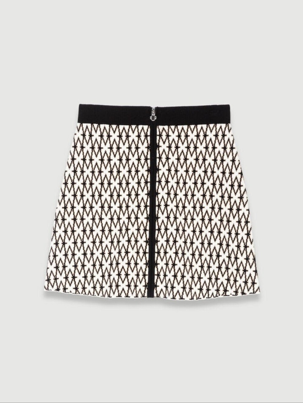 Short monogrammed skirt